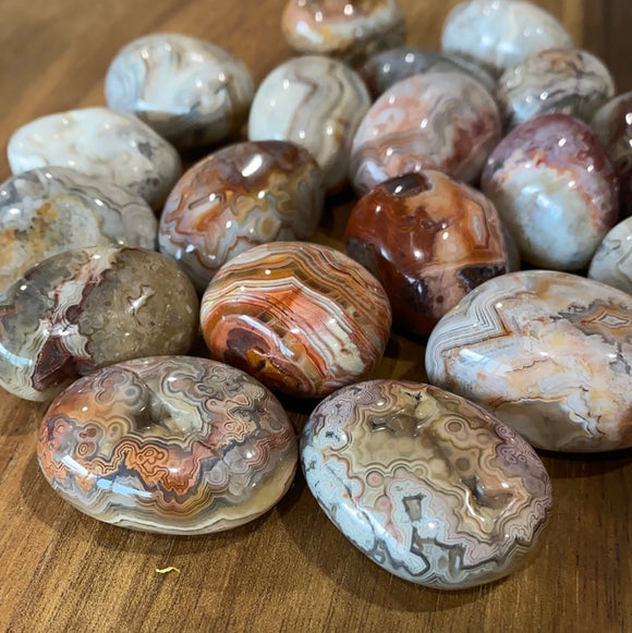 Red Crazy Lace Agate Tumbles Stones