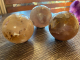 Cherry Blossom Agate Spheres