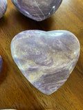 Purple Fluorite Hearts