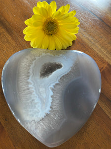 Agate Heart Large
