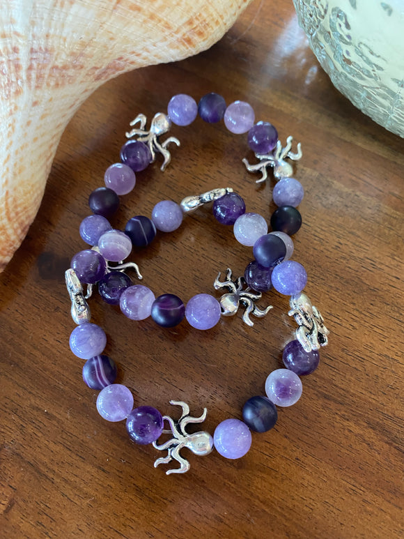 Purple Octopus Bracelets