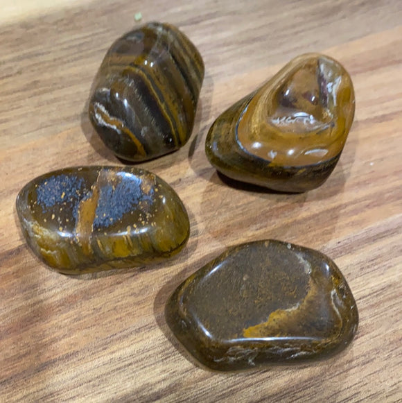 Tigers Eye Lg Tumble Stones