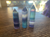 Rainbow Fluorite Points Small