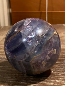 Rainbow Fluorite Sphere