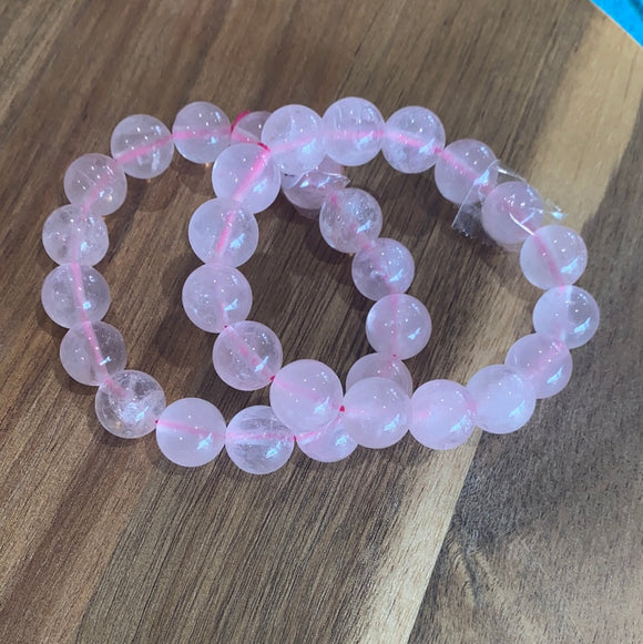 Rose Quartz Stretch Bracelets