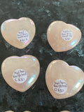 Angel Aura Rose Quartz Hearts