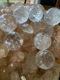 Clear Quartz Spheres Sml