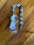 Amethyst Moon Crystal Hangers