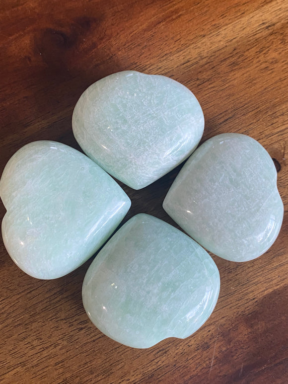 Amazonite Hearts