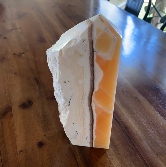 Orange calcite large
