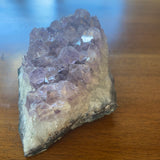 Amethyst Quartz Clusters with Cacoxenite Large