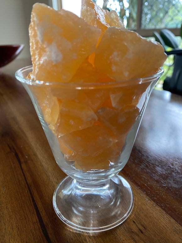 Orange Calcite Tumble Stones