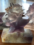 Rainbow Fluorite Mermaid & Starfish