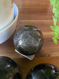 Silver Sheen Obsidian Spheres Medium