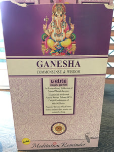 Natural Incense Sticks Ganesha Commonsense & Wisdom