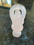 Rose Quartz Goddess Statue