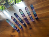 Rainbow Fluorite Points