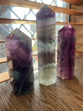 Rainbow Fluorite Points