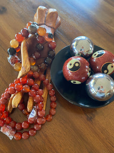 Carnelian Bracelets (sml beads)