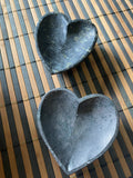 Black Tourmaline Heart Bowls