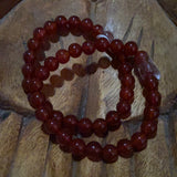 Carnelian Bracelets (lge beads)