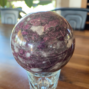 Pink Tourmaline Sphere