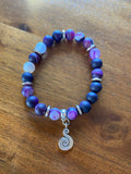 Agate Bracelets Blue and Pink