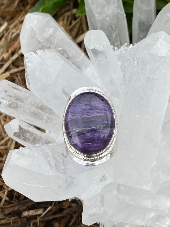 Charoite Ring