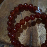 Carnelian Bracelets (lge beads)