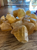 Honey Calcite Raw Tumble Stones