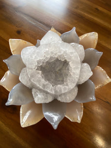 Agate Lotus Flower