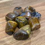 Tigers Eye Tumble Stones Yellow