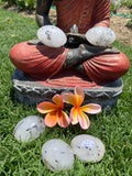 Rutile Quartz Palm Stones