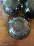 Silver Sheen Obsidian Spheres Medium