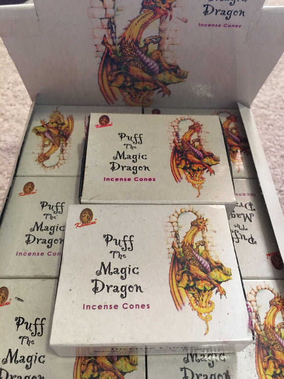 Incense Cones Puff the Magic Dragon