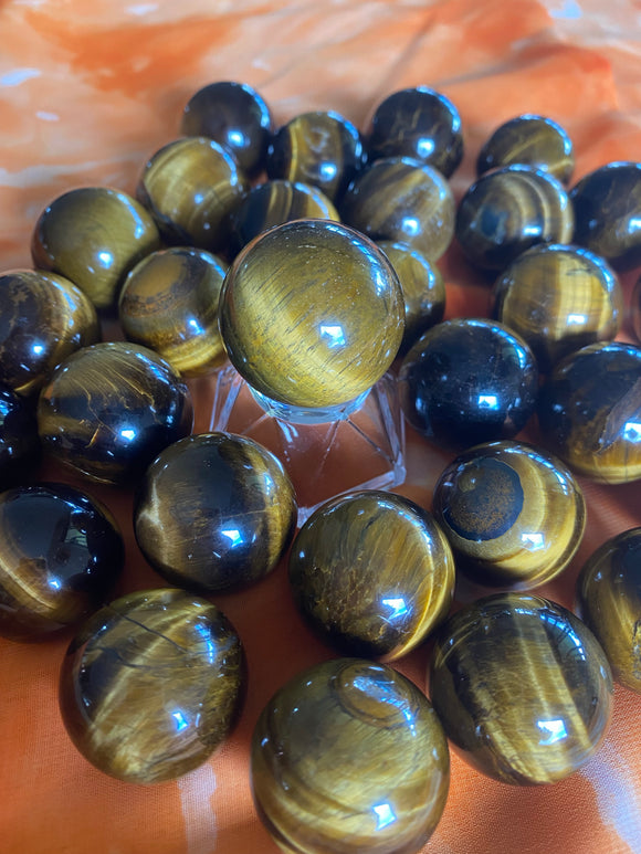 Tigers Eye Spheres