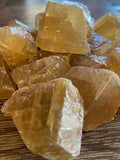 Honey Calcite Raw Tumble Stones