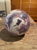 Chevron Amethyst Sphere