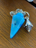 Blue Agate Pendulums