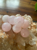 Rose Quartz Spheres Sml