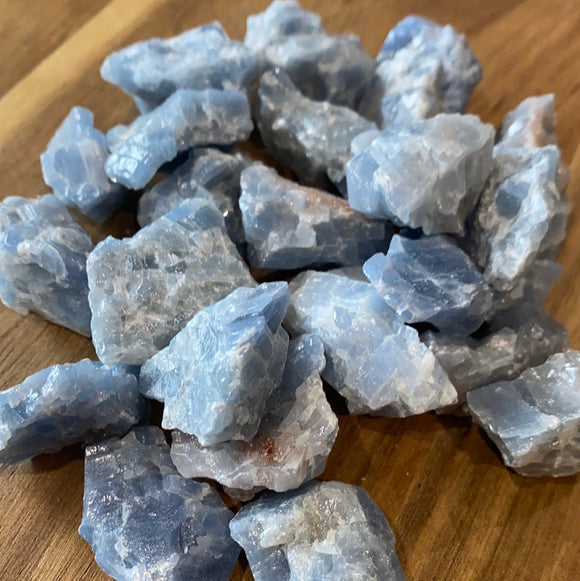 Blue Calcite Tumble Stones