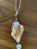 Golden Healer Quartz Macramé Necklaces