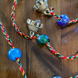 Small Claw Brass Bells with Beads