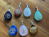 Tree of Life Crystal Pendants