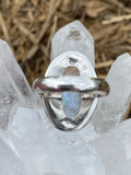 Rainbow Moonstone Ring