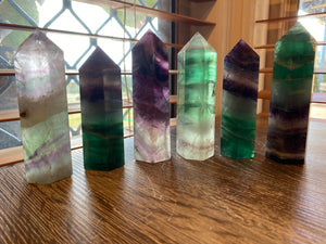 Rainbow Fluorite Towers