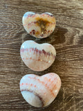Aztec or Inca Calcite polished Hearts