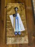 Smokey Quartz, 139hz, Blue, Crystal Tuning Fork