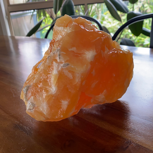 Orange Calcite Natural Freeform XL