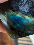 Labradorite Hearts Lge